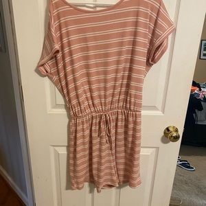 White Birch XL romper shorts.